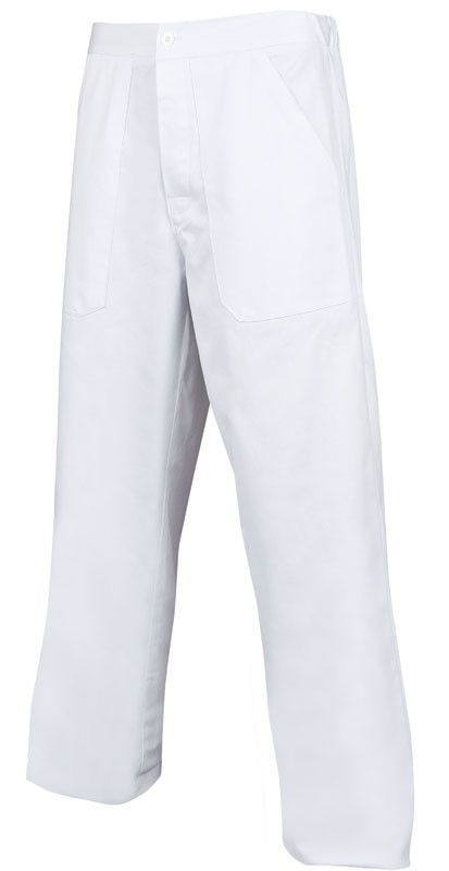 Pantaloni de lucru SANDER MAN albi